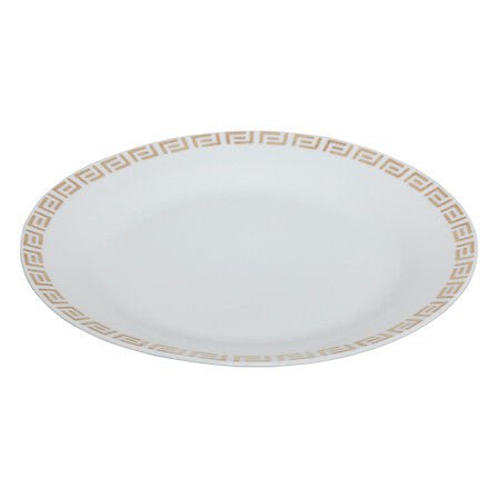 Servizio di piatti 18pz bianco Vers con dettagli oro | Rohome - Rohome