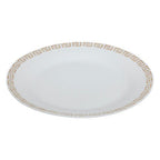 Servizio di piatti 18pz bianco Vers con dettagli oro | Rohome - Rohome