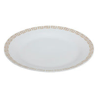 Servizio di piatti 18pz bianco Vers con dettagli oro | Rohome - Rohome
