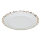 Servizio di piatti 18pz bianco Vers con dettagli oro | Rohome - Rohome