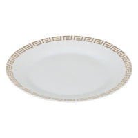 Servizio di piatti 18pz bianco Vers con dettagli oro | Rohome - Rohome