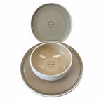 Servizio tavola 4 persone tortora in stoneware | Rohome | Rohome