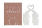 Set 2 elefantini in porcellana h. 16cm | Rohome | Rohome