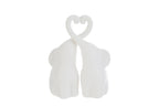 Set 2 elefantini in porcellana h. 27cm | Rohome | Rohome