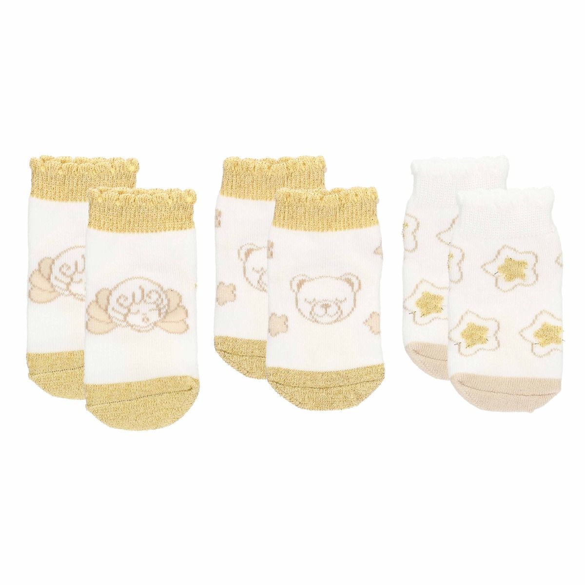 Set 3 calzini Thun unisex dettagli oro | Rohome - Rohome