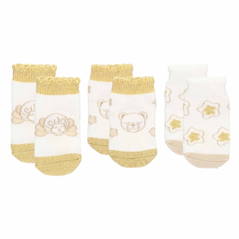 Set 3 calzini Thun unisex dettagli oro | Rohome - Rohome