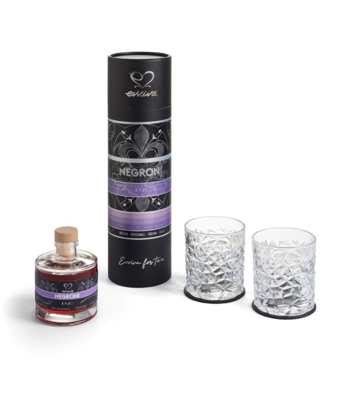 Set bottiglia e 2 bicchieri negroni | Rohome | Rohome