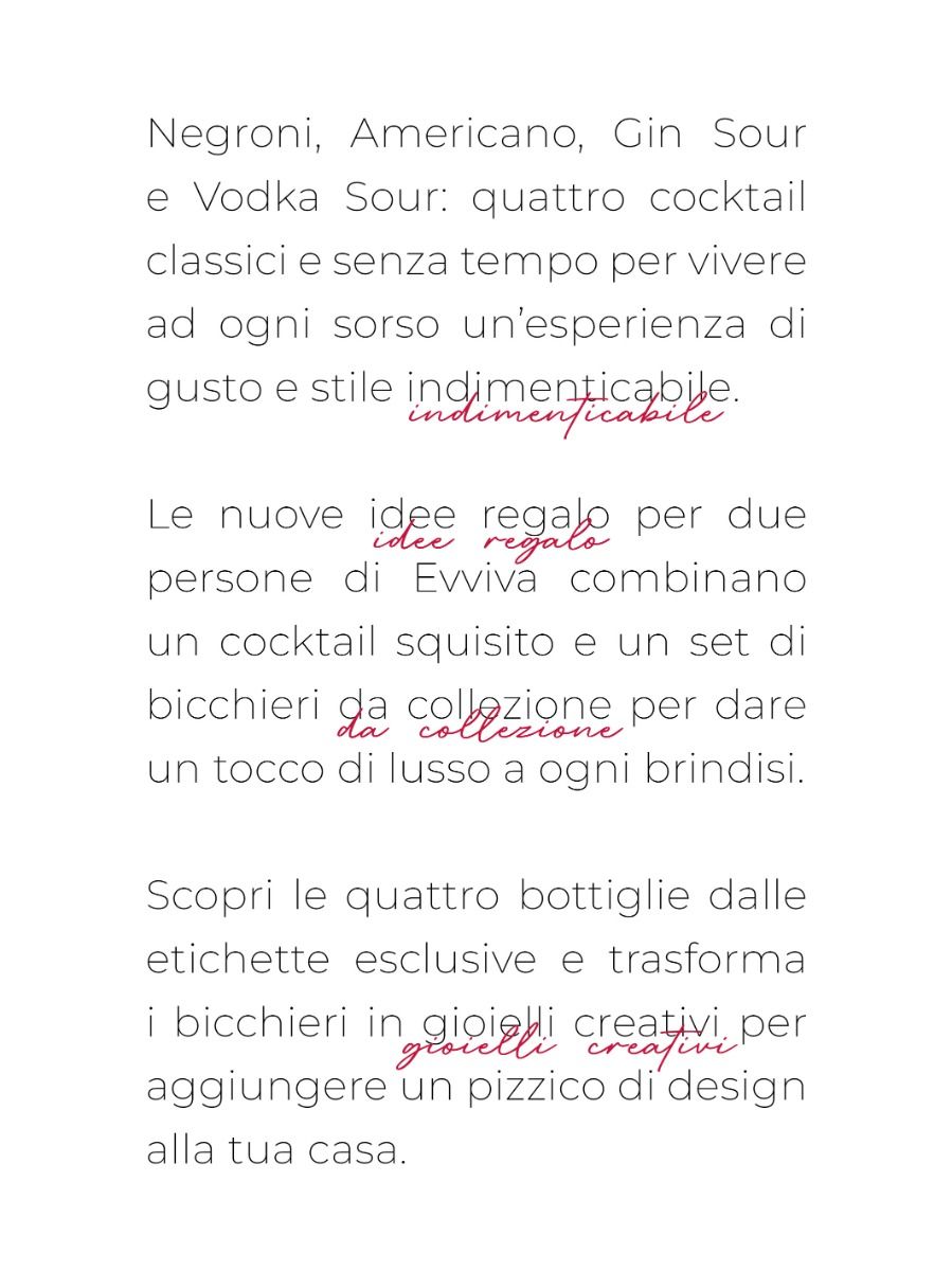 Set bottiglia e 2 bicchieri vodka sour pompelmo rosa | Rohome | Rohome