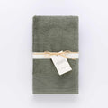 Set Glamour 1 asciugamano viso più 1 ospite verde | Rohome | Rohome