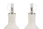 Set olio e aceto in porcellana con fiori | rohome - Rohome