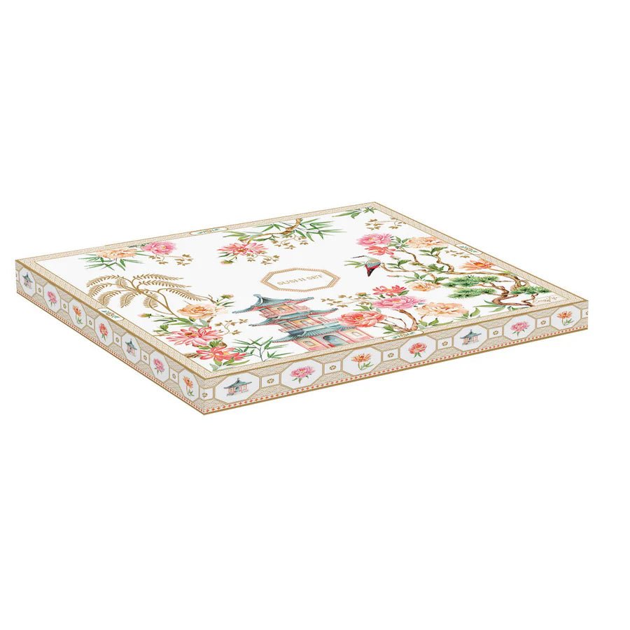 Set Suhi in porcellana per 2 persone Jardins D'orient | Rohome - Rohome