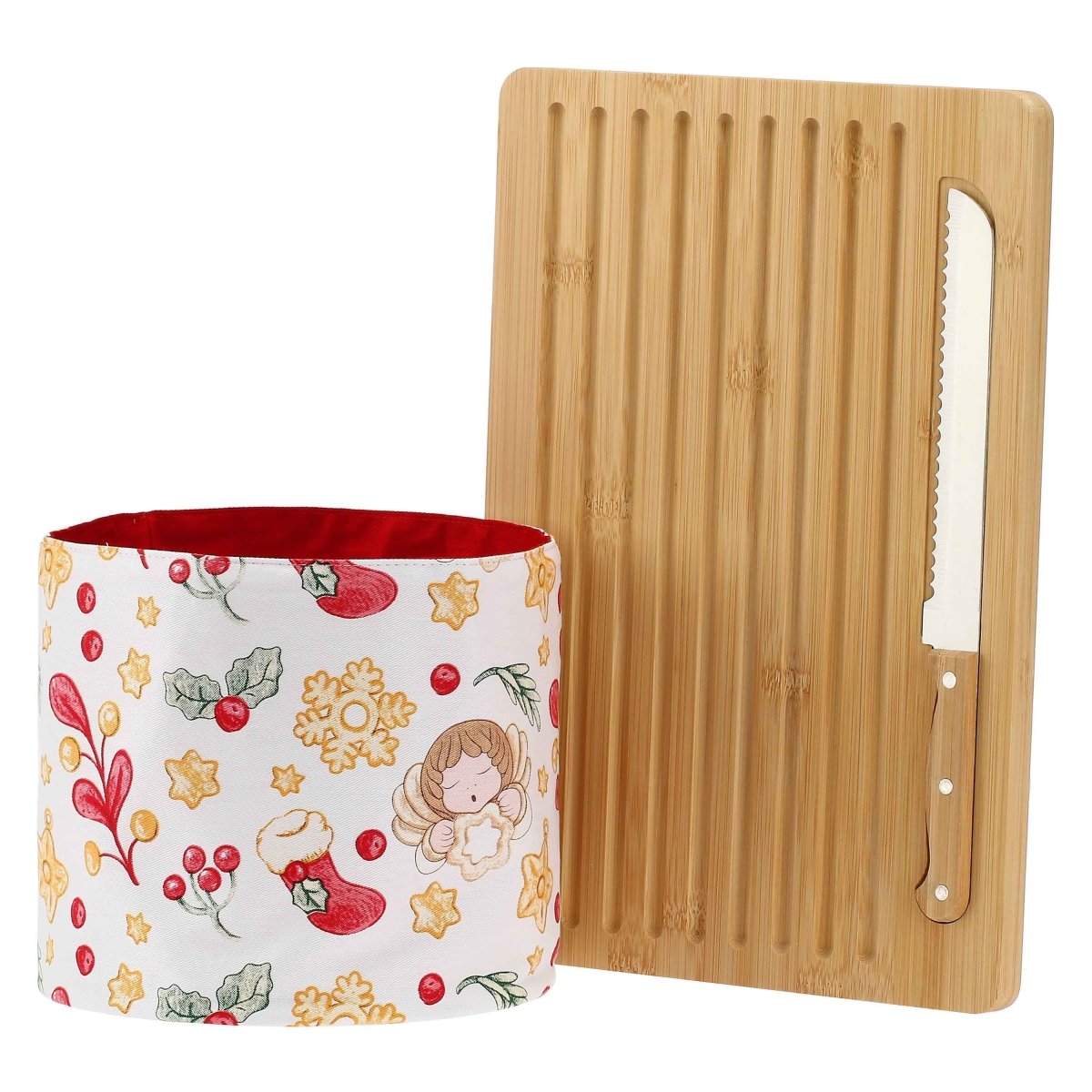 Set Tagliere in legno e portapane Thun Sorprese di Natale | Rohome - Rohome