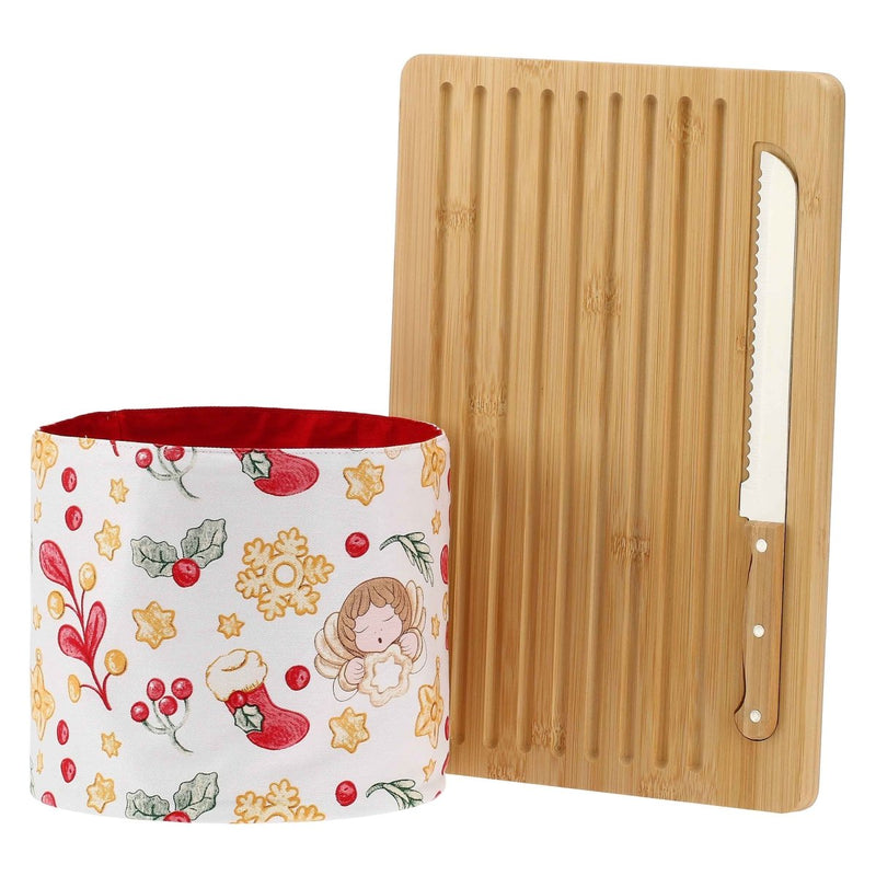 Set Tagliere in legno e portapane Thun Sorprese di Natale | Rohome - Rohome