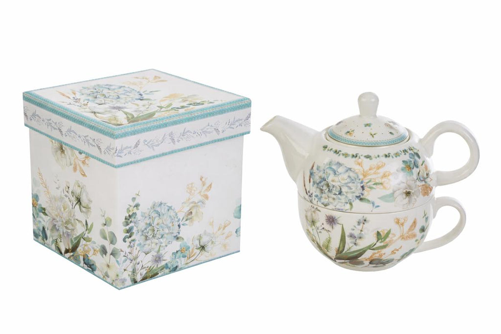 Set teiera con tazza in porcellana provenza | Rohome | Rohome