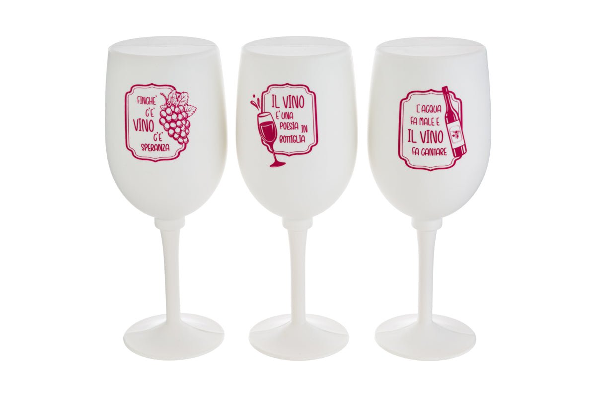 Set vino 3 pz in calice| Rohome | Rohome