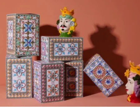 Edg - Vaso testa sicily in ceramica multicolor | Rohome
