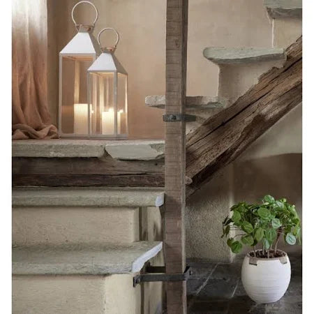 Edg - Vaso in terracotta con corde h.15cm | Rohome