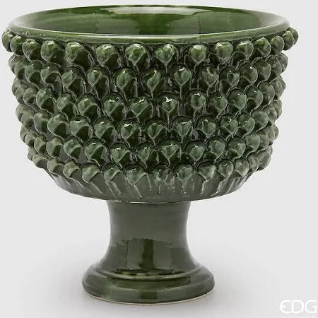 Edg - Vaso fenice pigna cache pot verde | Rohome