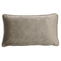 Cuscino arredo in velluto 30x50cm tortora | Rohome
