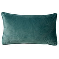 Cuscino arredo in velluto 30x50cm Verde petrolio | Rohome