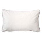 Cuscino arredo in velluto 30x50cm bianco| Rohome