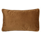 Cuscino arredo in velluto 30x50cm marrone tabacco | Rohome