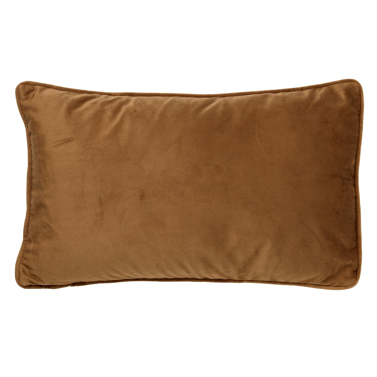 Cuscino arredo in velluto 30x50cm marrone tabacco | Rohome