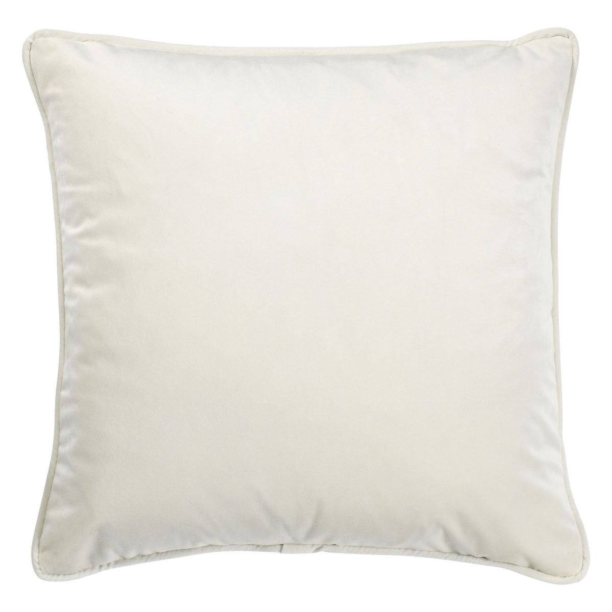 Cuscino arredo in velluto 45x45cm avorio | Rohome