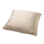 Cuscino arredo in velluto 45x45cm beige | Rohome