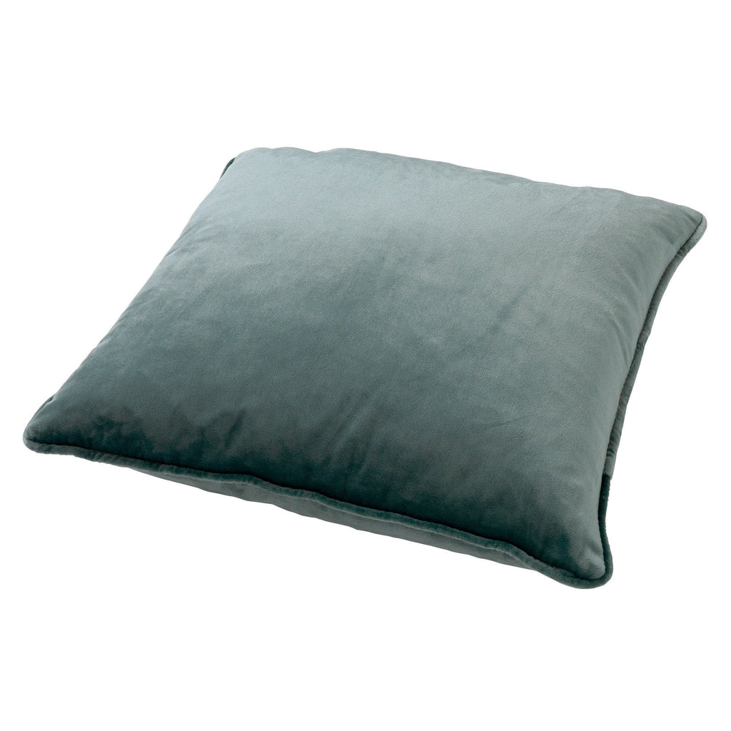 Cuscino arredo in velluto 45x45cm Verde petrolio | Rohome