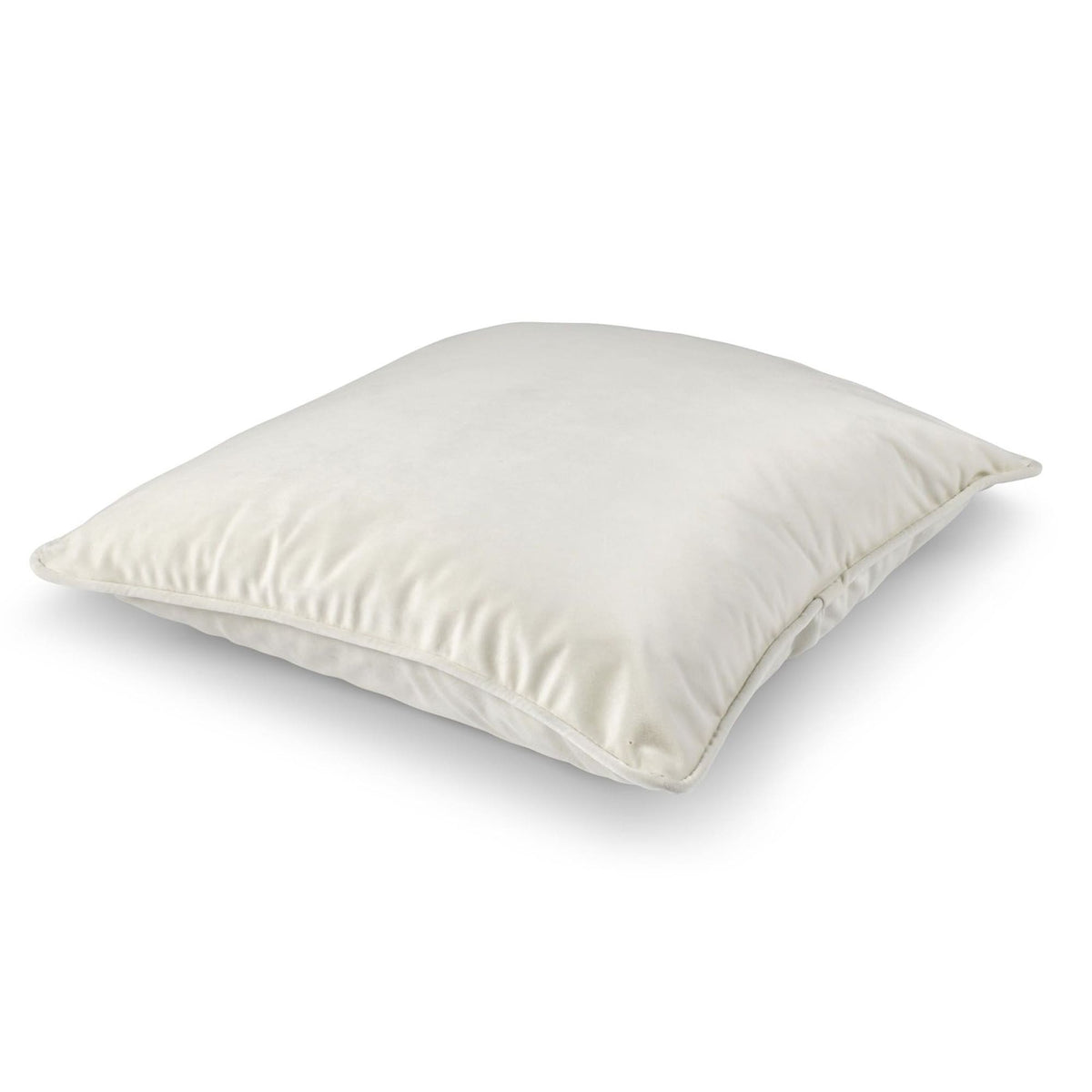 Cuscino arredo in velluto 45x45cm avorio | Rohome
