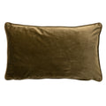 Cuscino arredo in velluto 30x50cm Verde militare | Rohome