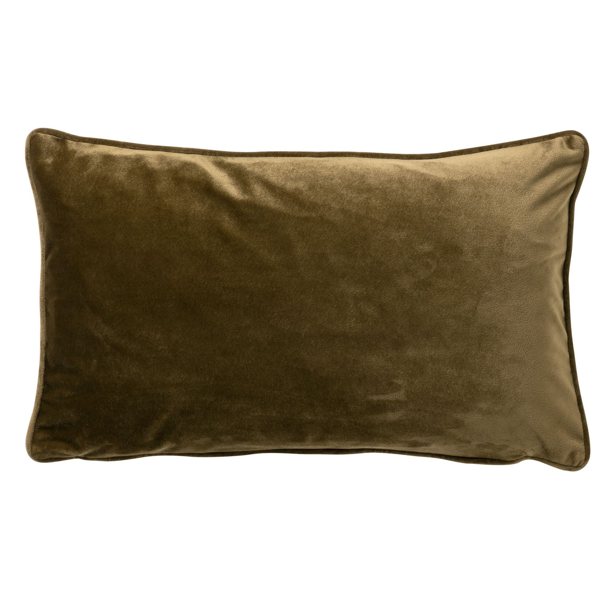 Cuscino arredo in velluto 30x50cm Verde militare | Rohome