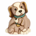 Thun - Coppia cani Todo papà e cucciolo in ceramica | Rohome