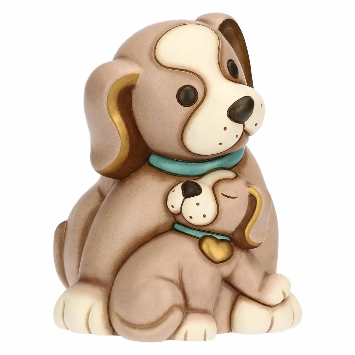 Thun - Coppia cani Todo papà e cucciolo in ceramica | Rohome