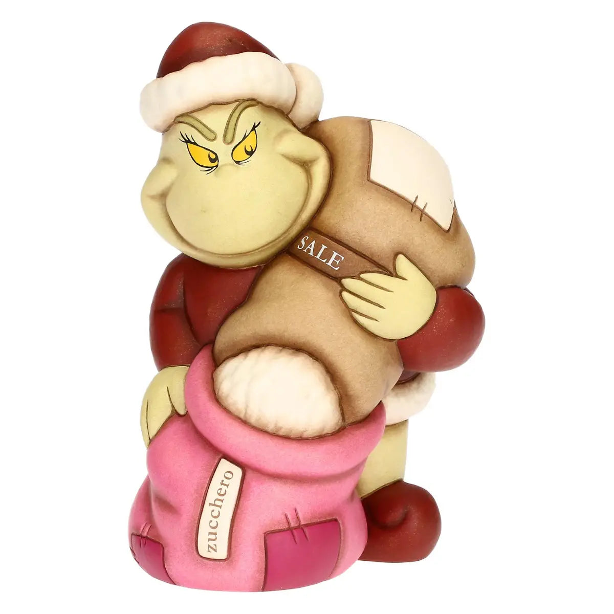 Thun - Grinch con sacchi in ceramica, grande | Rohome
