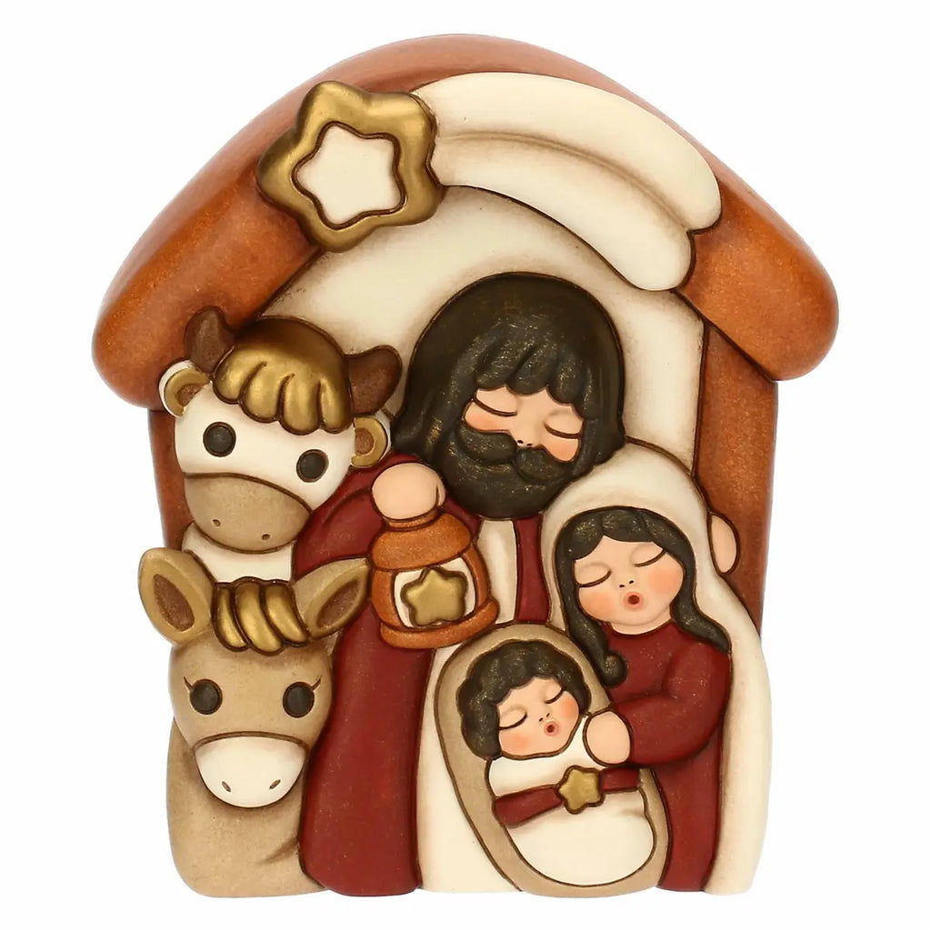 Formella Thun Presepe con sacra famiglia ed animali 2025 | Rohome
