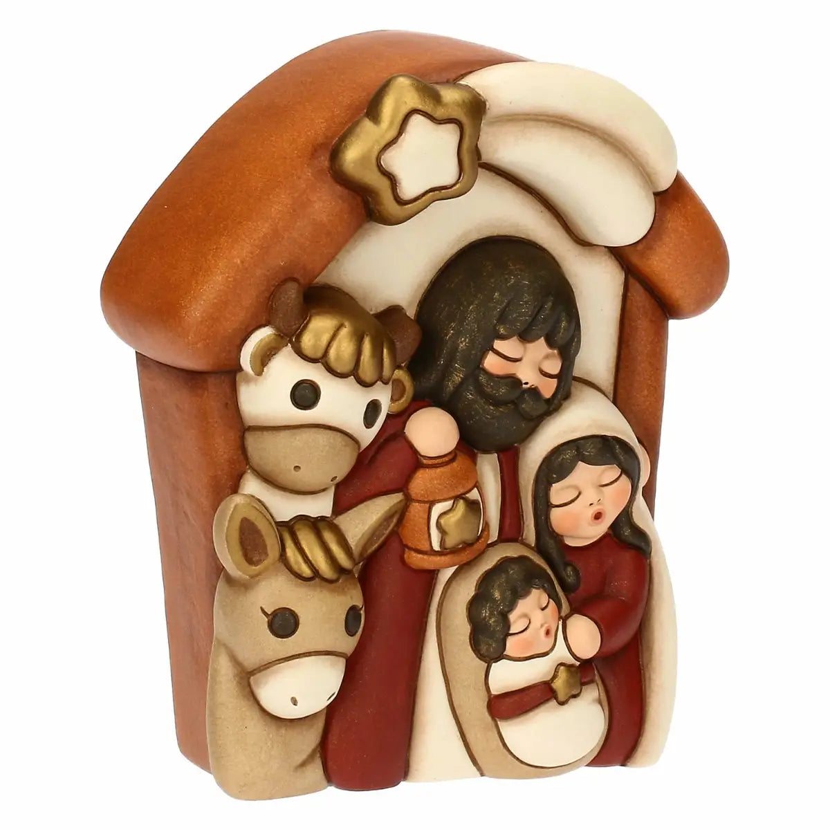Formella Thun Presepe con sacra famiglia ed animali 2025 | Rohome