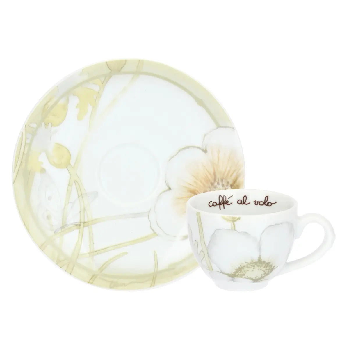 Thun - Set 2 tazzine con zuccheriera linea bloom | Rohome