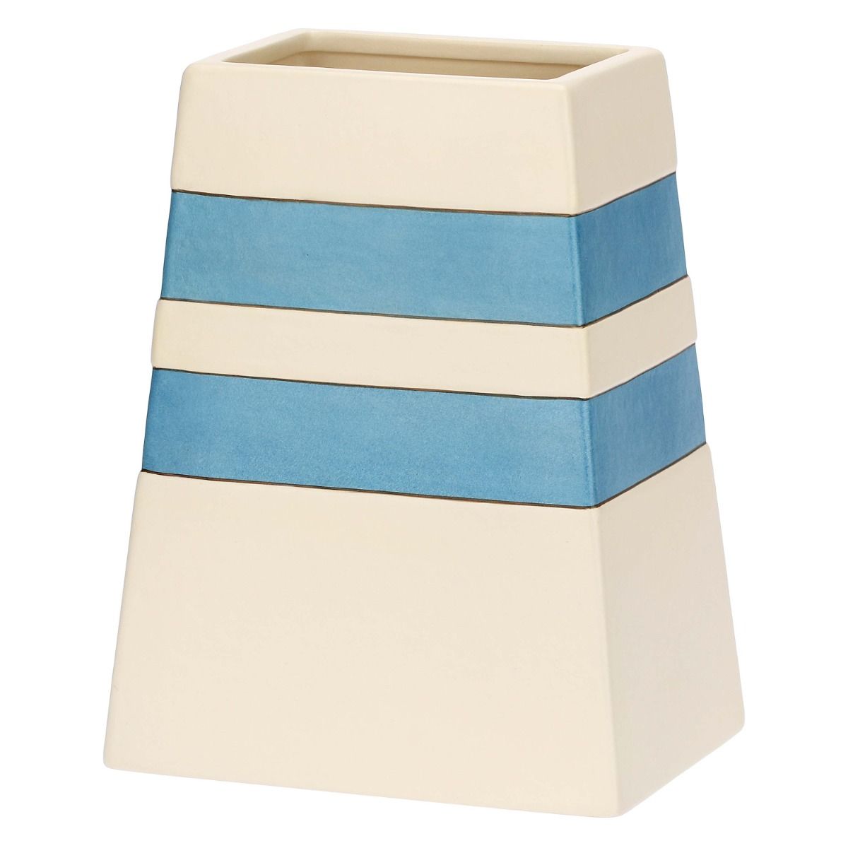 Thun - Vaso chroma grande blu in ceramica | Rohome