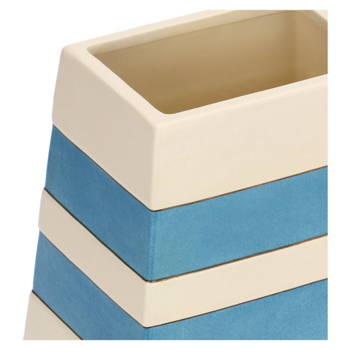 Thun - Vaso chroma grande blu in ceramica | Rohome