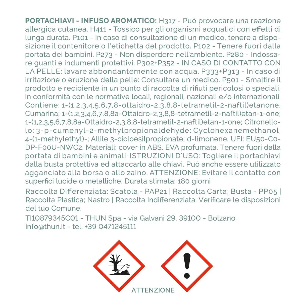 Thun - Portachiavi profumato in metallo coccinella | Rohome