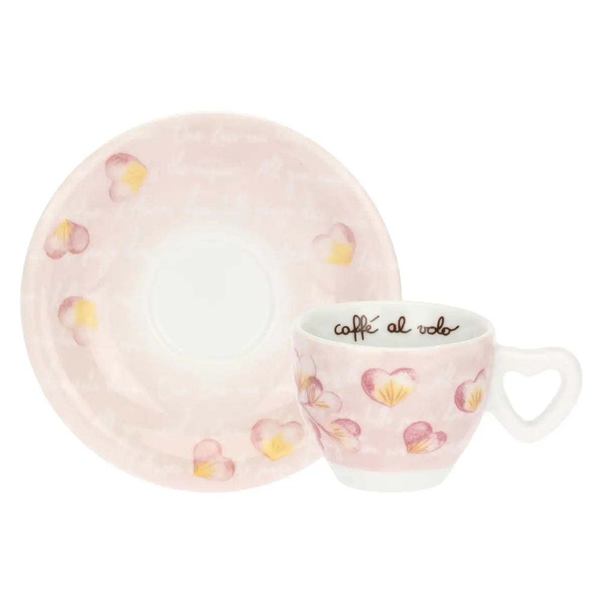 Set 6 tazzine Thun linea cuori in fiore | Rohome