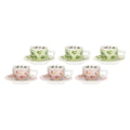 Set 6 tazzine Thun linea cuori in fiore | Rohome