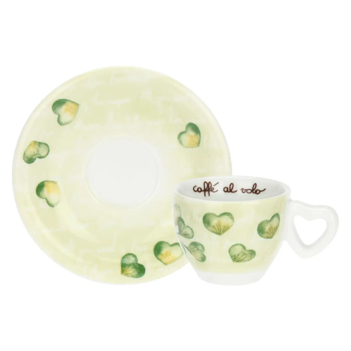 Set 6 tazzine Thun linea cuori in fiore | Rohome