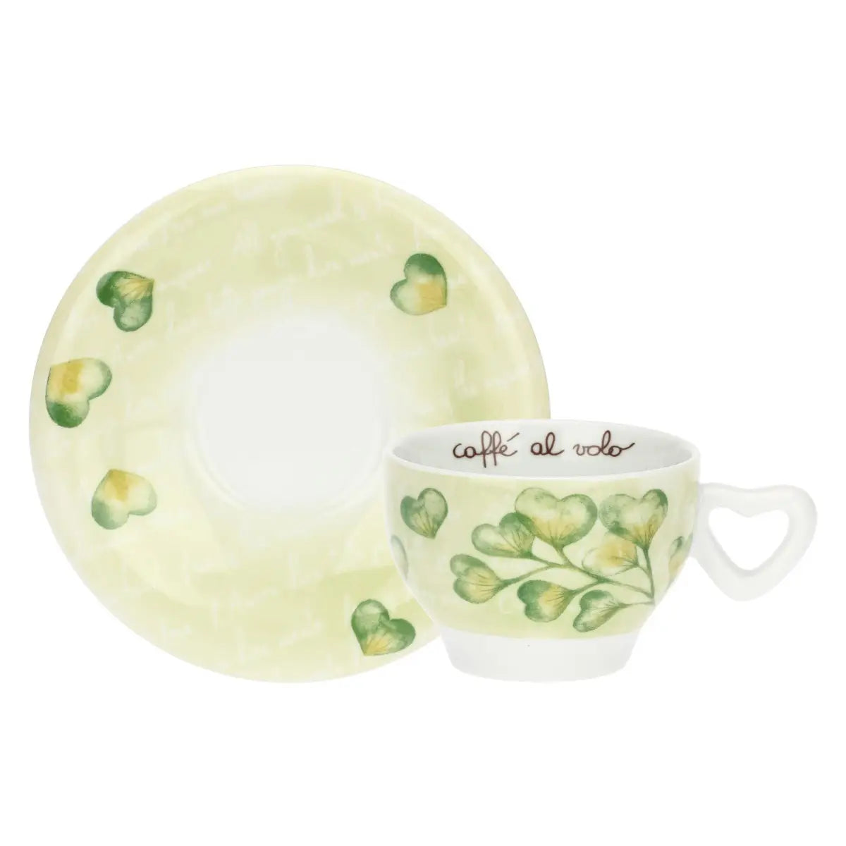 Set 2 tazze medie Thun linea cuori in fiore  | Rohome