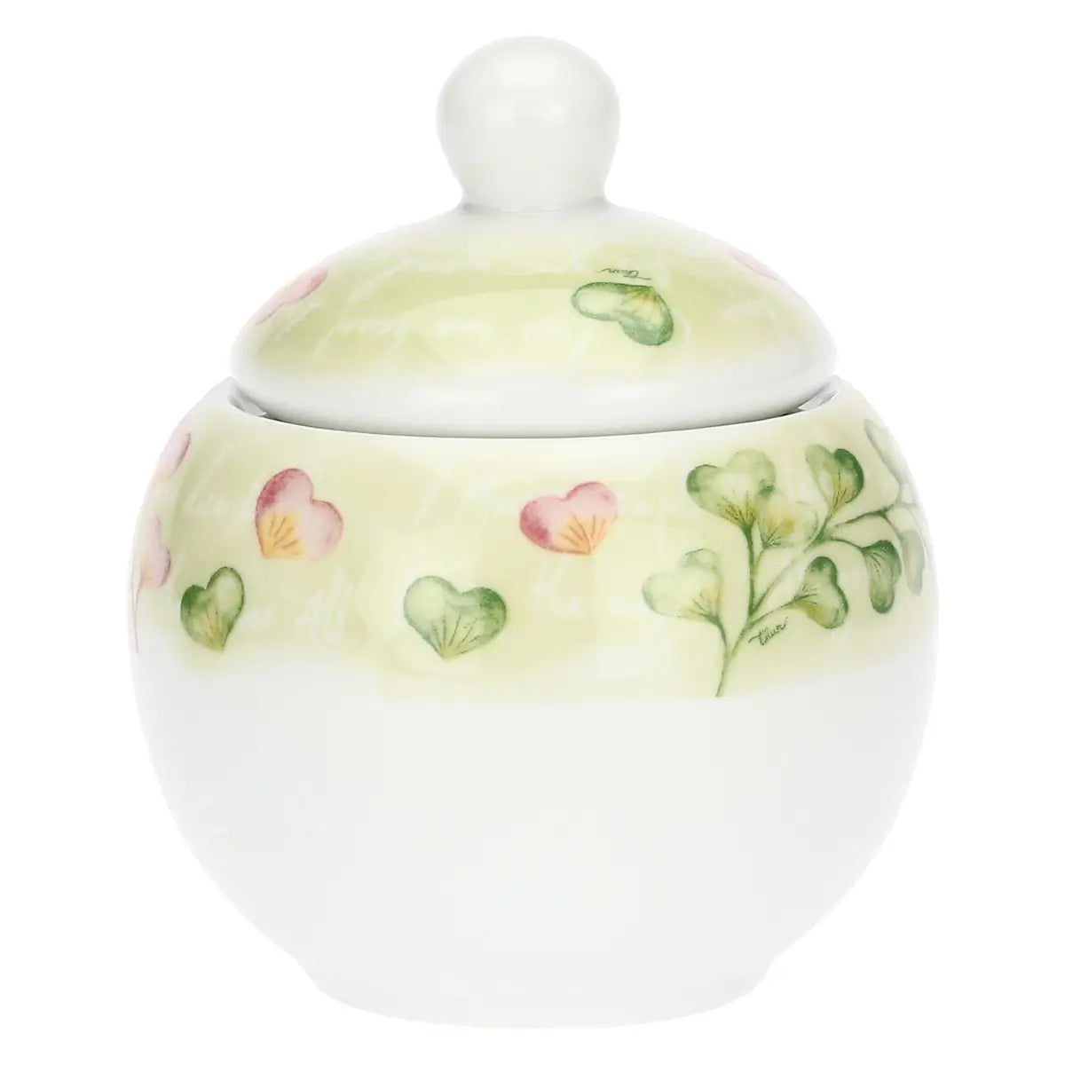 Thun - zuccheriera linea cuori in fiore con cucchiaino | rohome