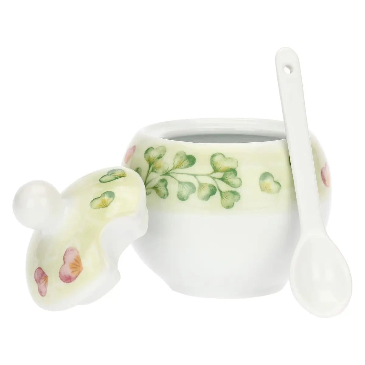 Thun - zuccheriera linea cuori in fiore con cucchiaino | rohome