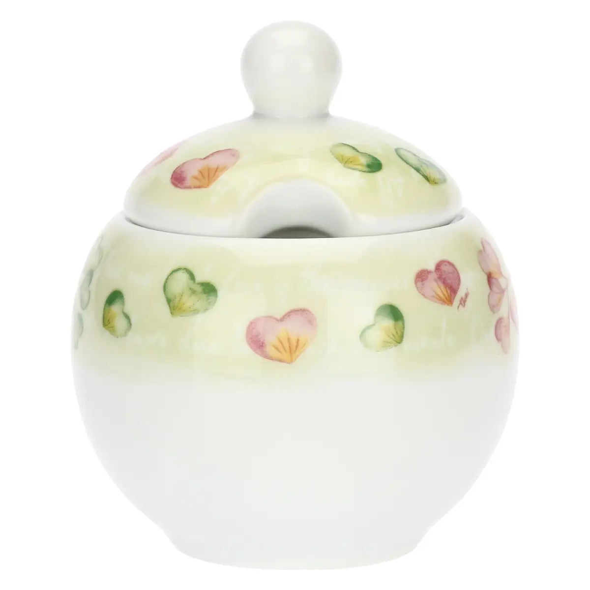 Thun - zuccheriera linea cuori in fiore con cucchiaino | rohome