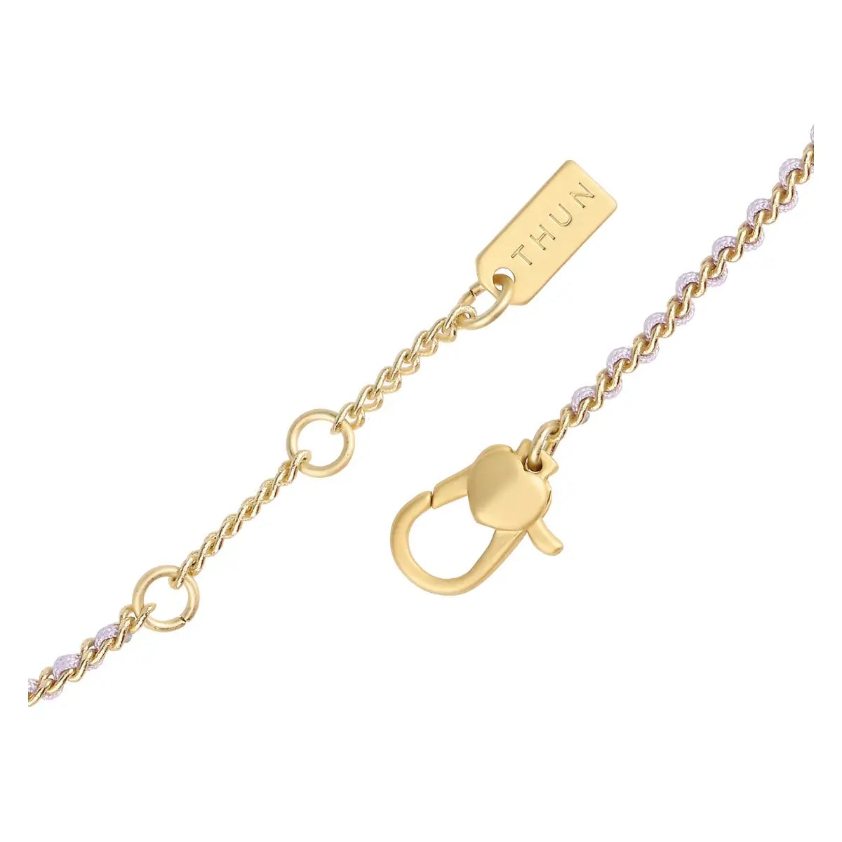 Thun - Bracciale catena e tessuto con farfalla | Rohome